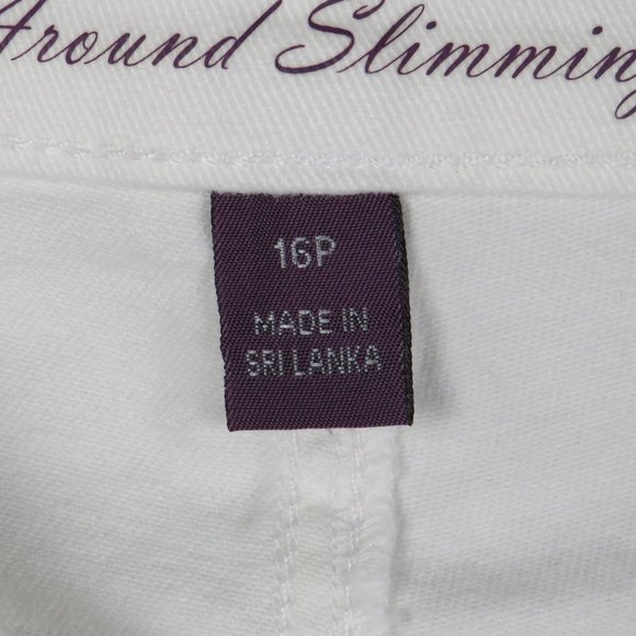 Gloria Vanderbilt* Women's Soft Touch Classic Rise Vintage White Capri Size~ 16P - Picture 4 of 16